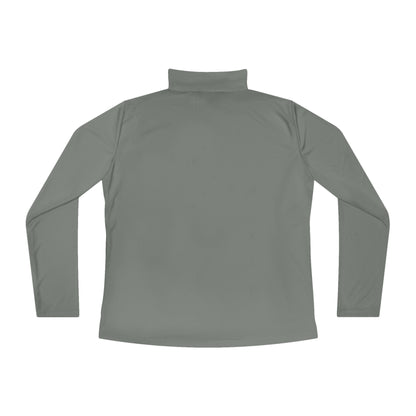 "Run The Race "  Unisex Ladies Quarter-Zip Pullover - The Shield of Light