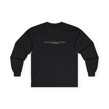 "Live By the Kingdom Not the World Colossians 3:2" Unisex Long Sleeve Tee - The Shield of Light