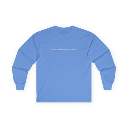 "Live By the Kingdom Not the World Colossians 3:2" Unisex Long Sleeve Tee - The Shield of Light