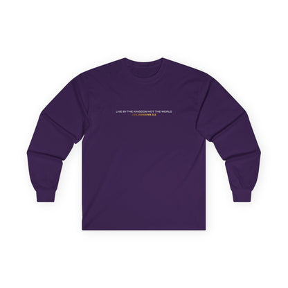 "Live By the Kingdom Not the World Colossians 3:2" Unisex Long Sleeve Tee - The Shield of Light