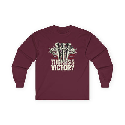 "Thorns & Victory" Unisex Long Sleeve Tee - The Shield of Light