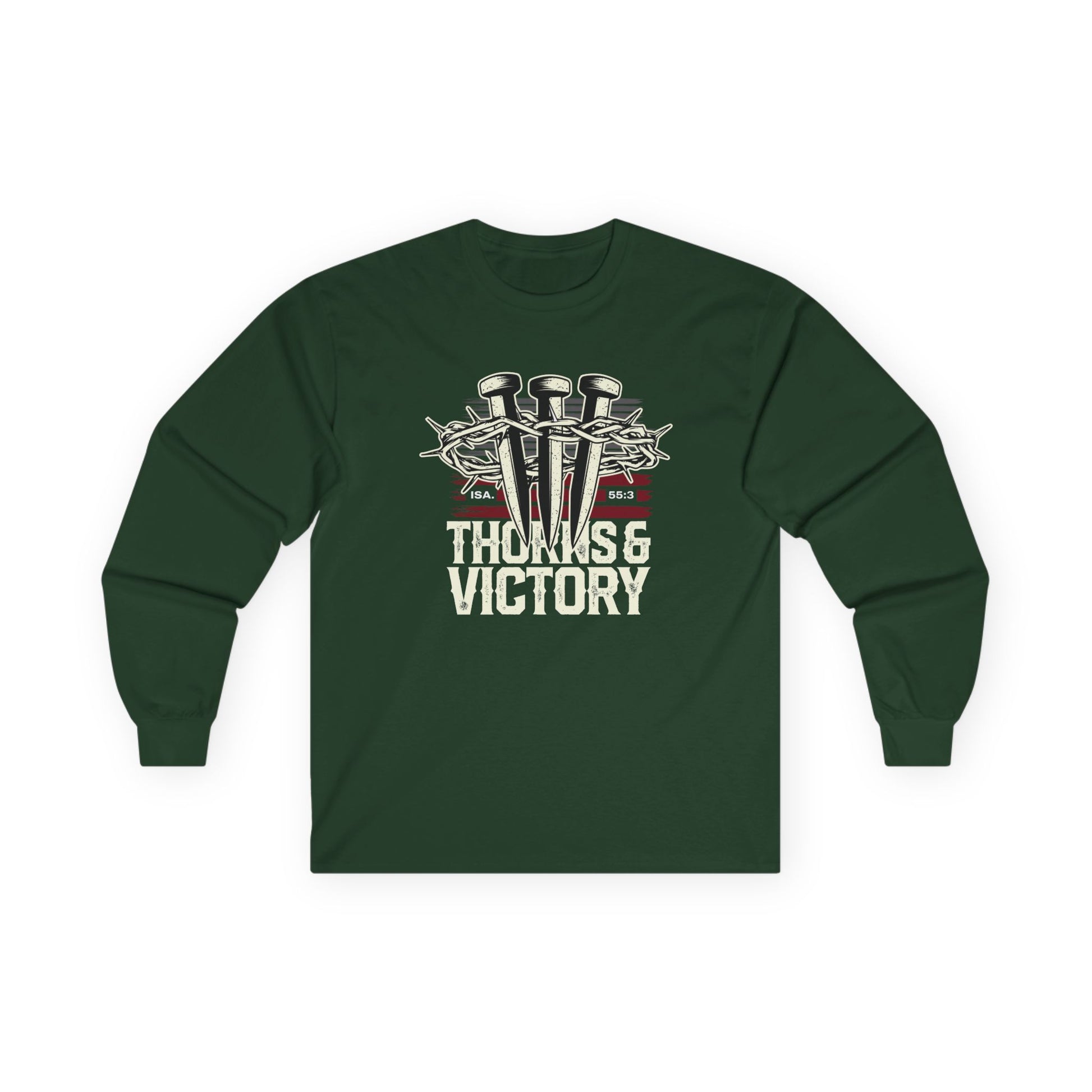 "Thorns & Victory" Unisex Long Sleeve Tee - The Shield of Light