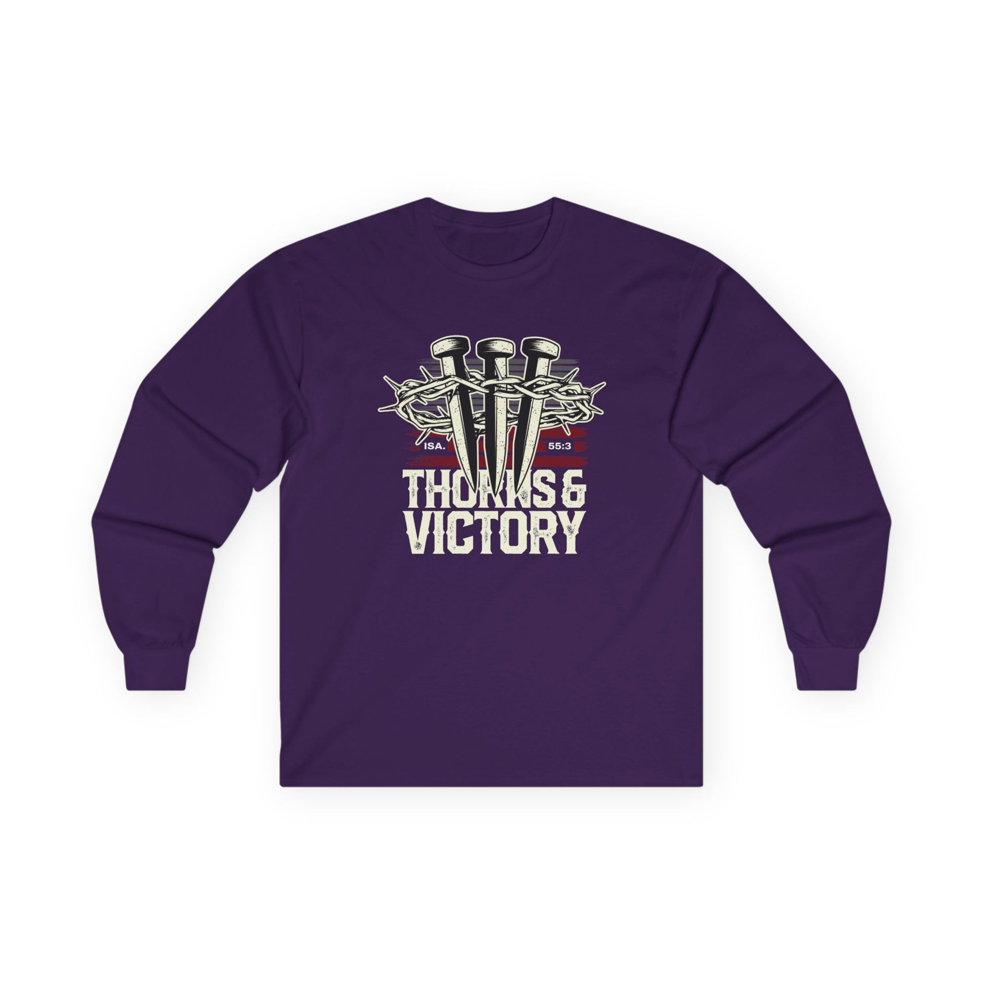 "Thorns & Victory" Unisex Long Sleeve Tee - The Shield of Light