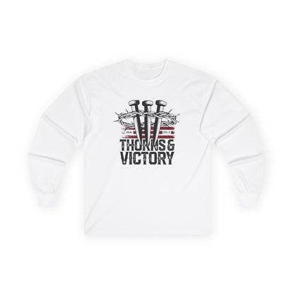 "Thorns & Victory" Unisex Long Sleeve Tee - The Shield of Light