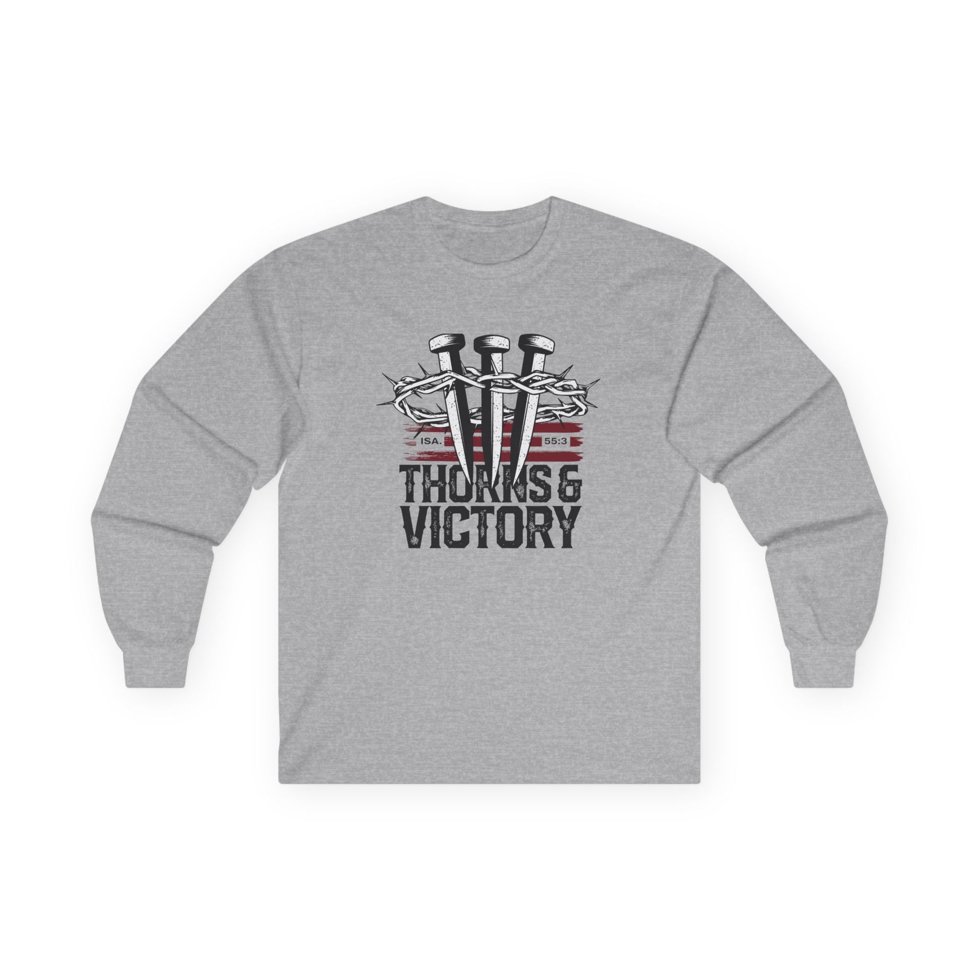 "Thorns & Victory" Unisex Long Sleeve Tee - The Shield of Light