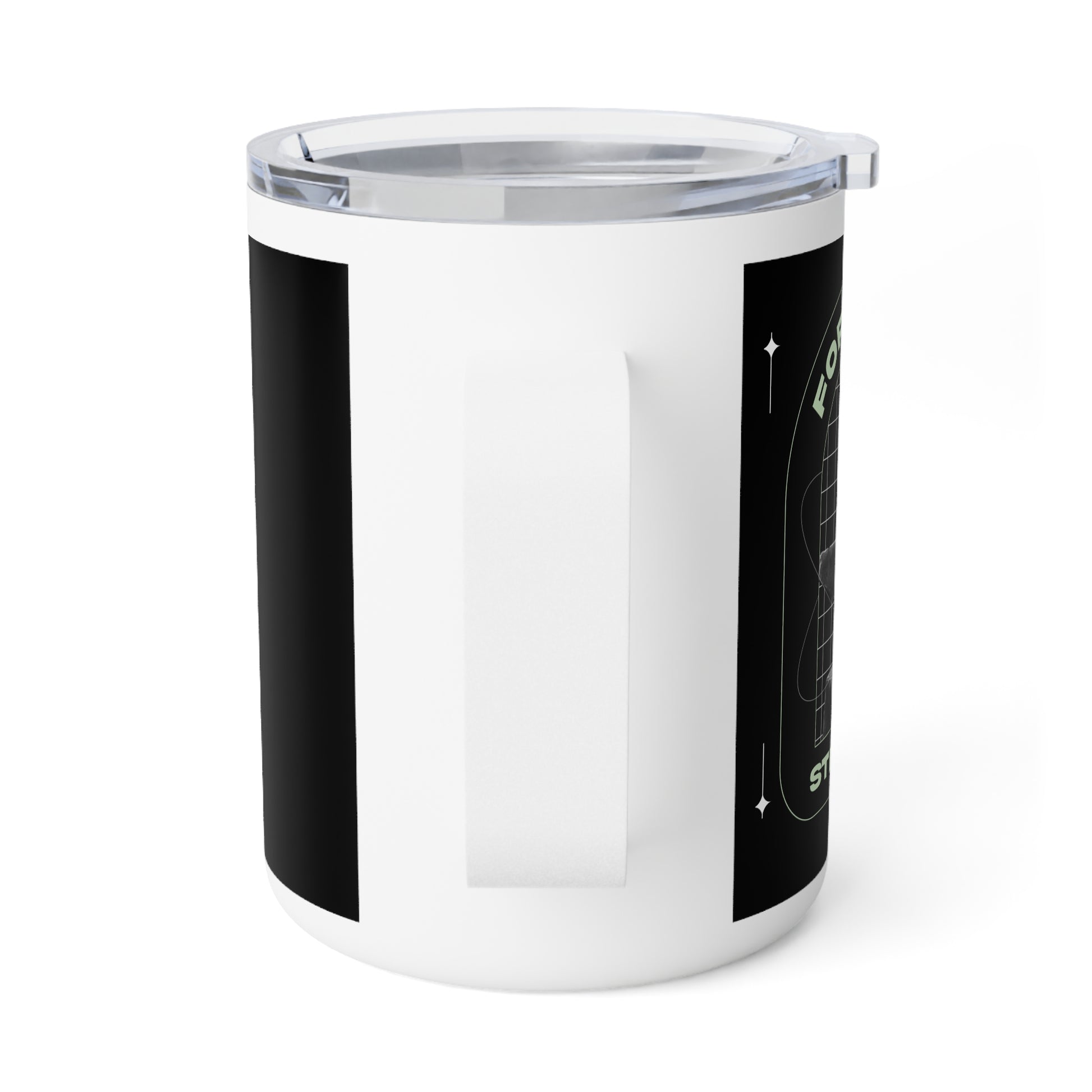 "Forged In Strength" Unisex Insulated Coffee Mug, 10oz - The Shield of Light