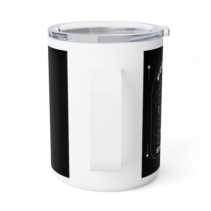 "Forged In Strength" Unisex Insulated Coffee Mug, 10oz - The Shield of Light