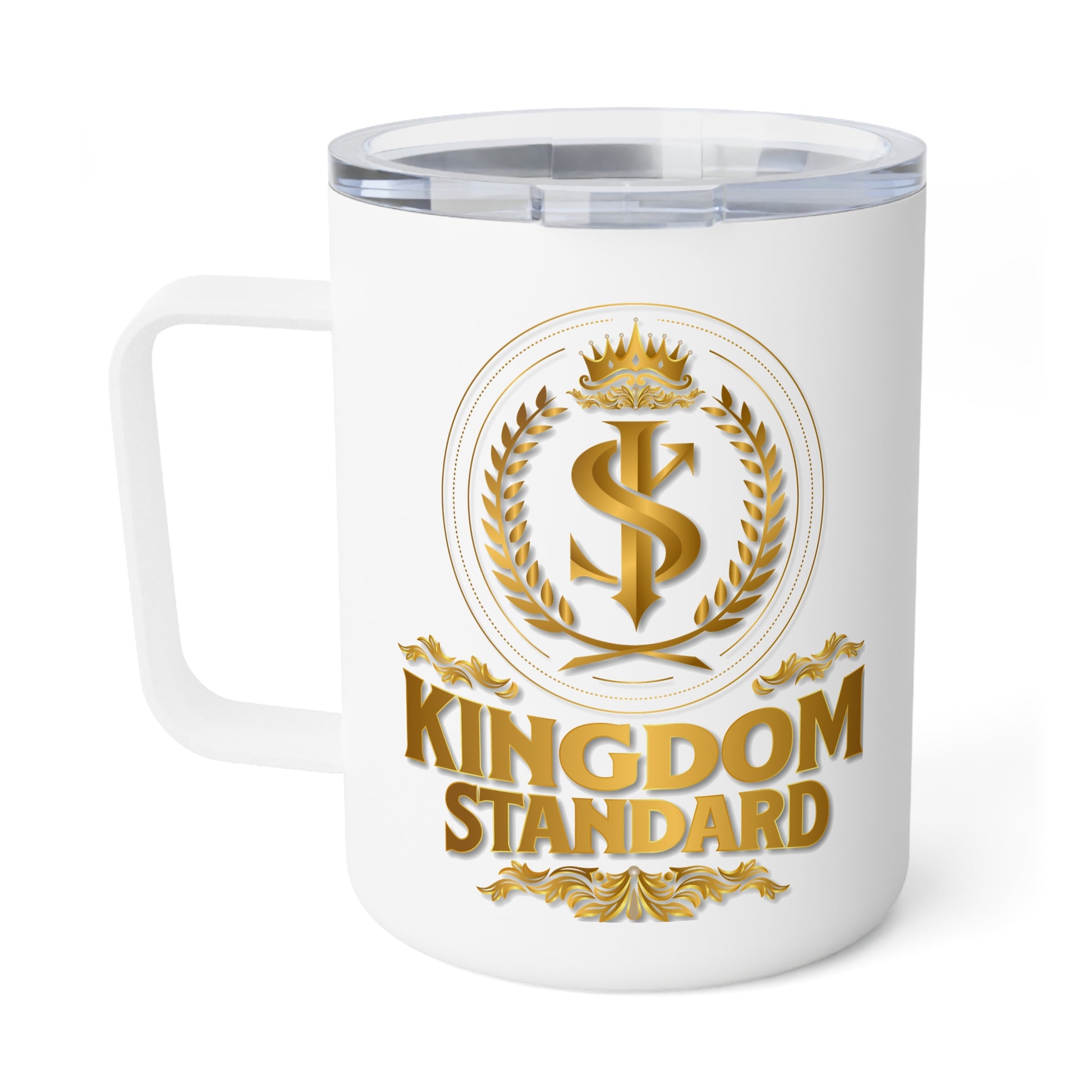 "Kingdom Standard" Unisex Insulated Coffee Mug, 10oz - The Shield of Light