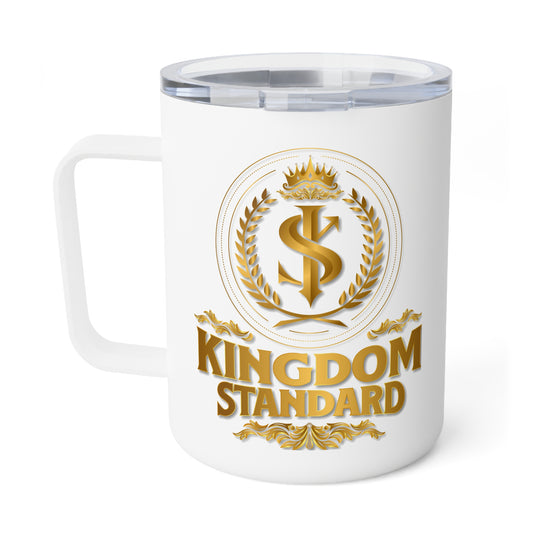 "Kingdom Standard" Unisex Insulated Coffee Mug, 10oz - The Shield of Light