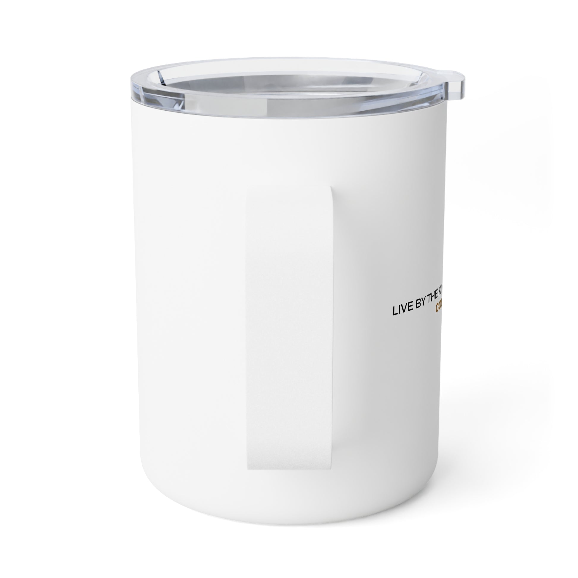 "Live By the Kingdom Not the World Colossians 3:2" Unisex Insulated Coffee Mug, 10oz - The Shield of Light