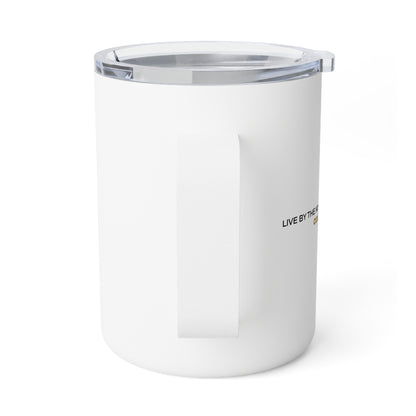 "Live By the Kingdom Not the World Colossians 3:2" Unisex Insulated Coffee Mug, 10oz - The Shield of Light