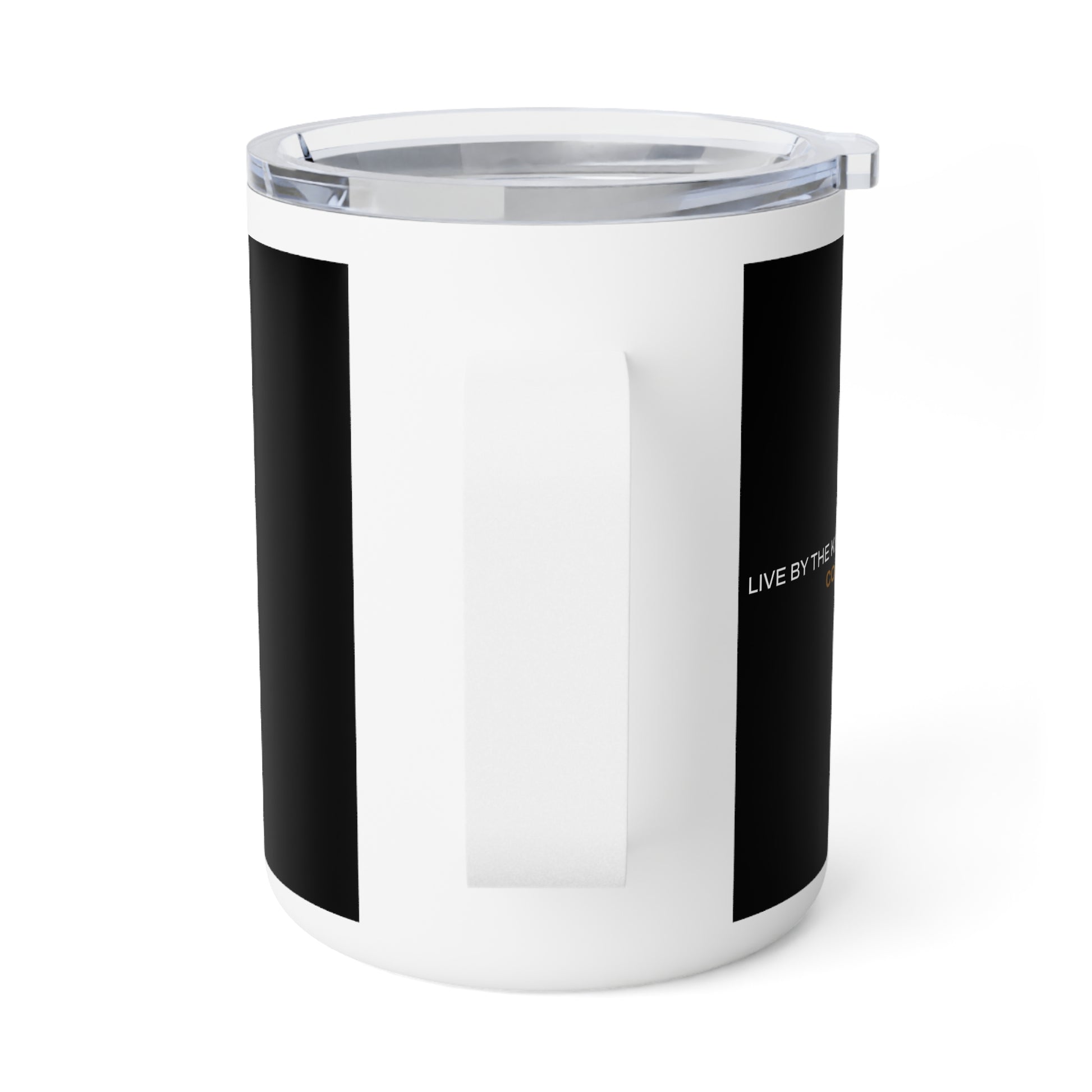 "Live By the Kingdom Not the World Colossians 3:2" Unisex Insulated Coffee Mug, 10oz - The Shield of Light
