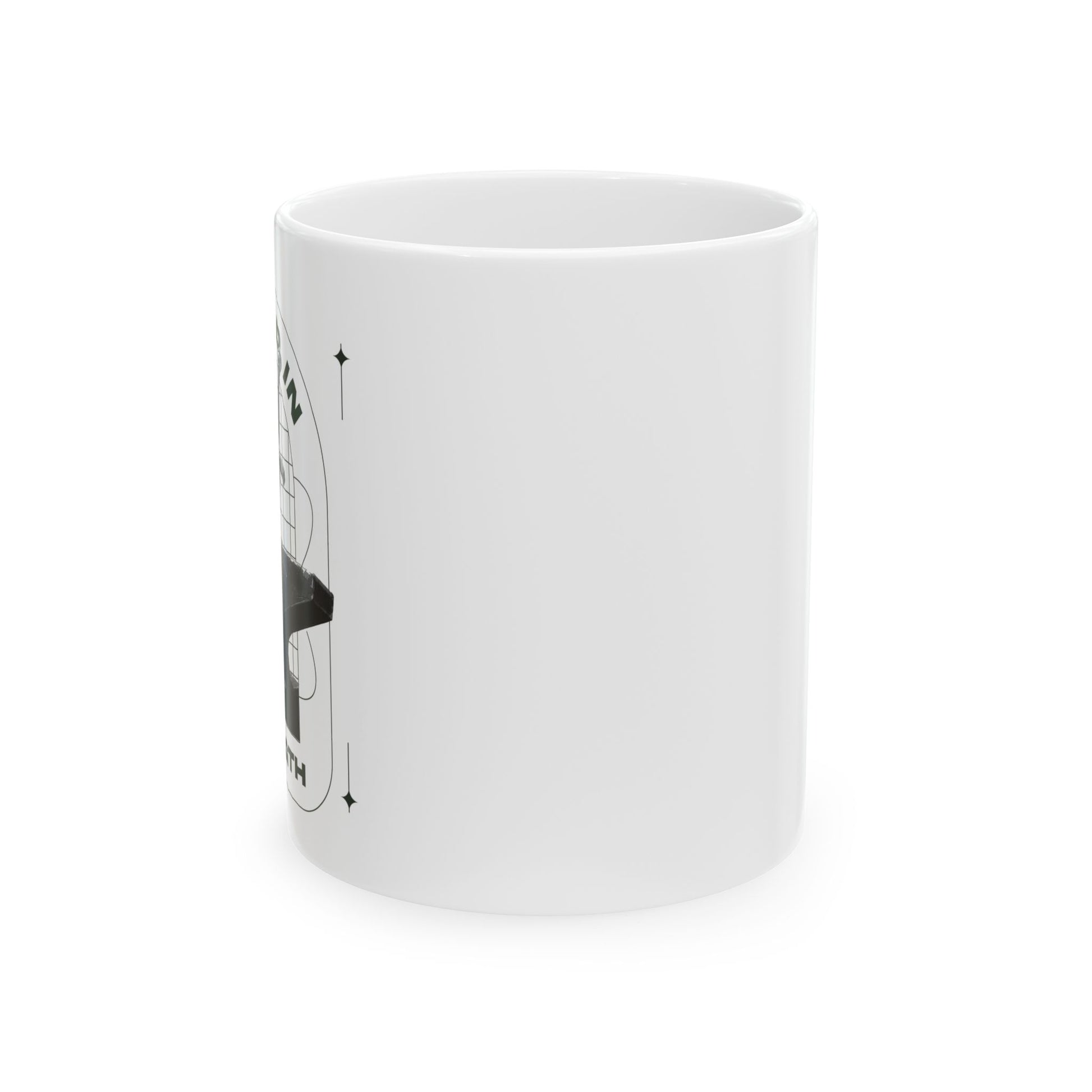 "Forged In Strength" Unisex Ceramic Mug  11oz/15oz, - The Shield of Light