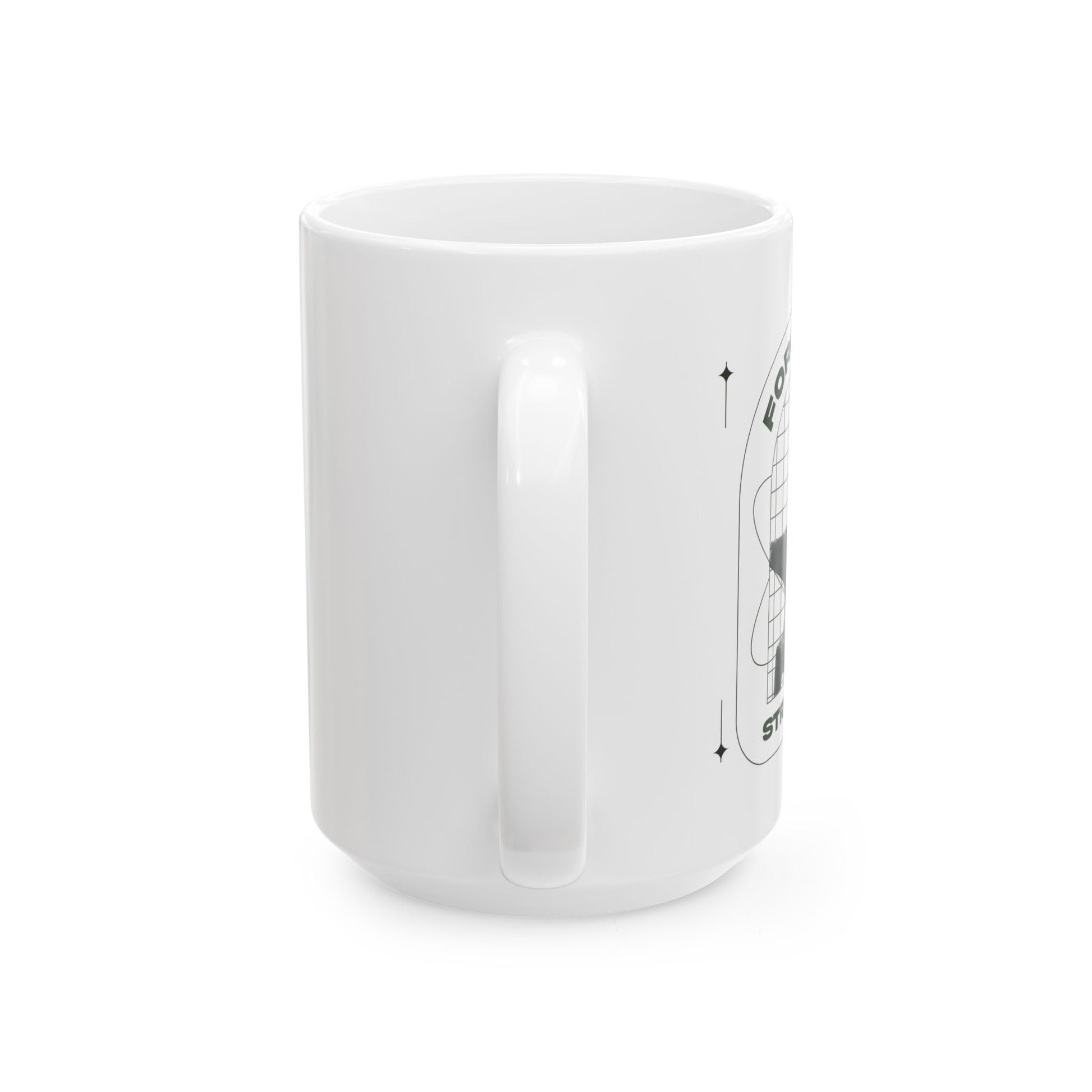 "Forged In Strength" Unisex Ceramic Mug  11oz/15oz, - The Shield of Light