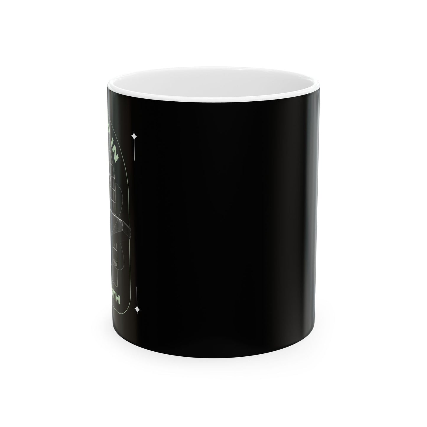 "Forged In Strength" Unisex Ceramic Mug  11oz/15oz, - The Shield of Light