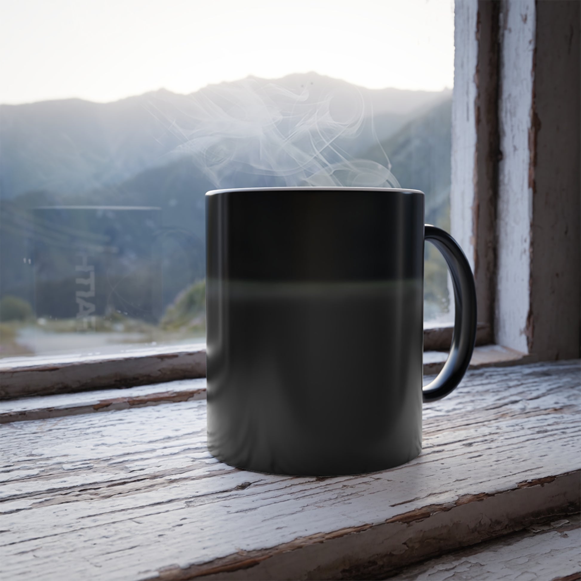 "Fortified In Faith " Unisex  11oz Coffee Color Morphing Mug - The Shield of Light