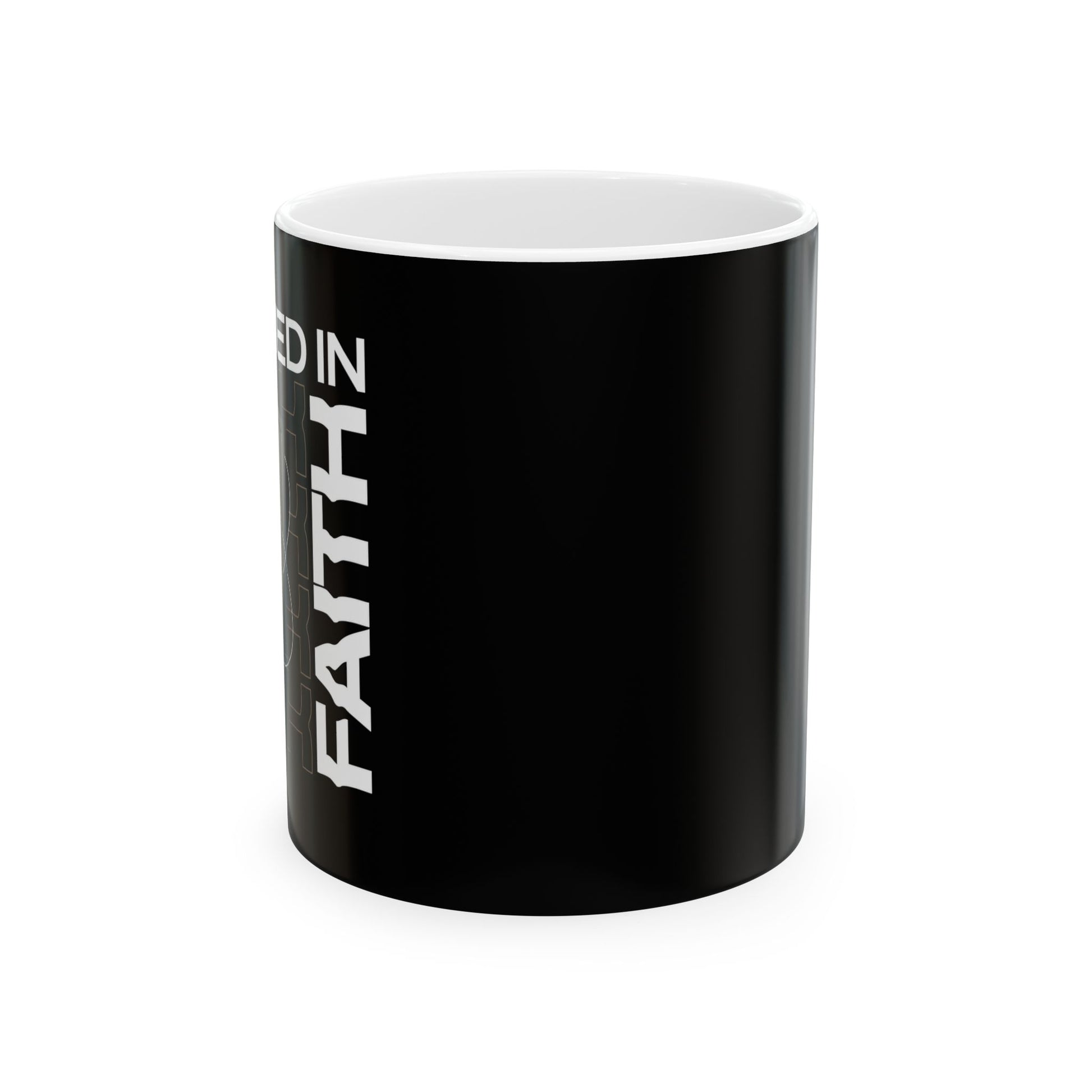 "Fortified In Faith " Unisex Ceramic Mug  11oz/15oz, - The Shield of Light