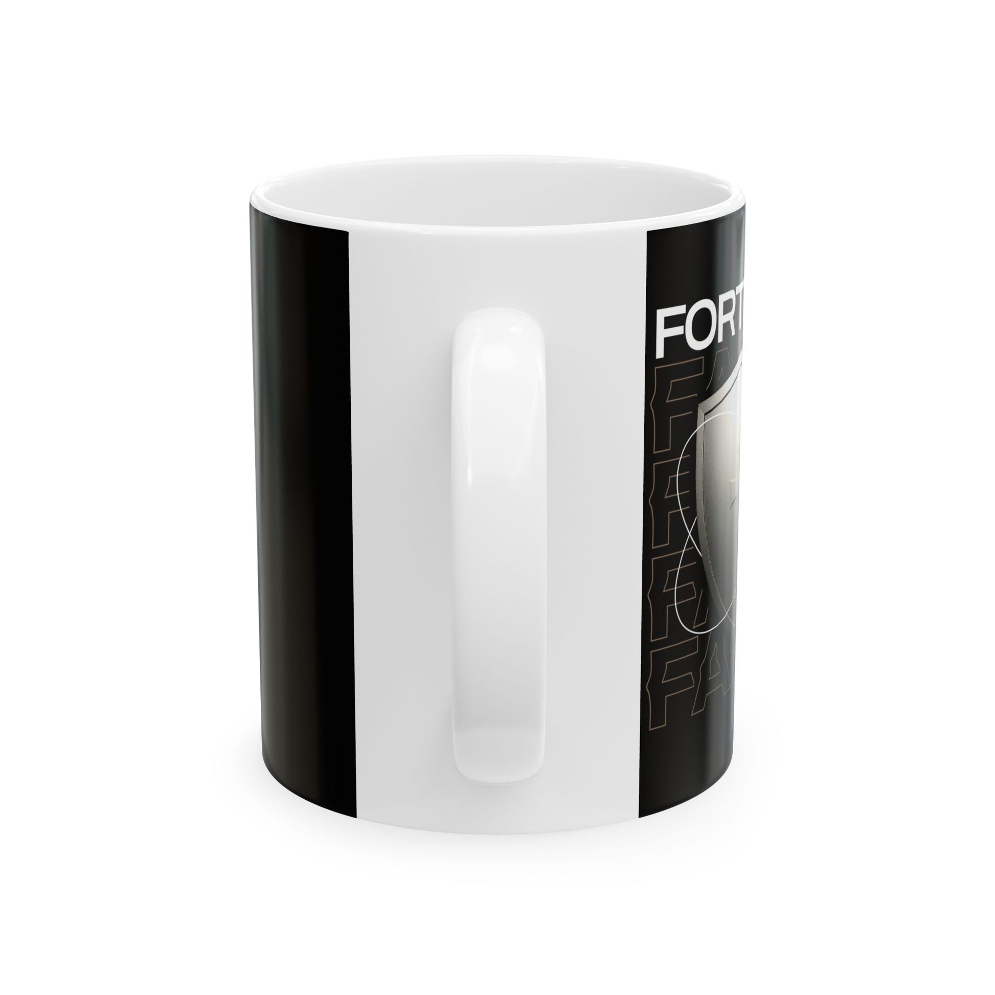 "Fortified In Faith " Unisex Ceramic Mug  11oz/15oz, - The Shield of Light