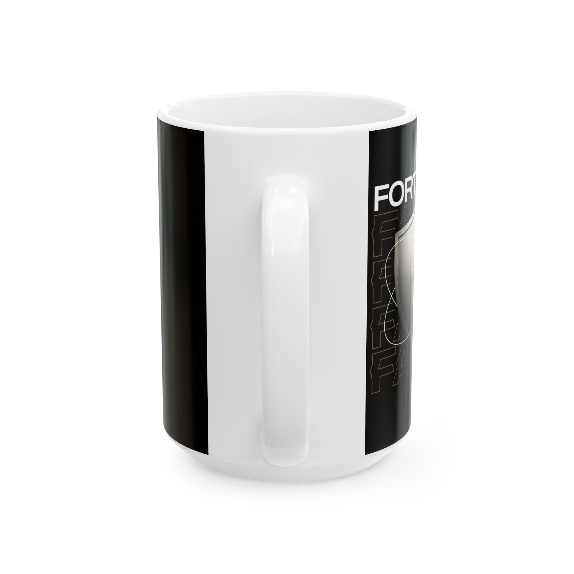 "Fortified In Faith " Unisex Ceramic Mug  11oz/15oz, - The Shield of Light