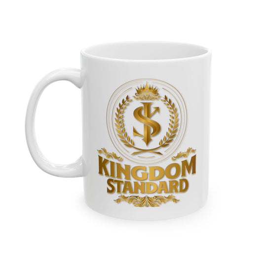 "Kingdom Standard" Unisex Ceramic Mug  11oz/15oz, - The Shield of Light