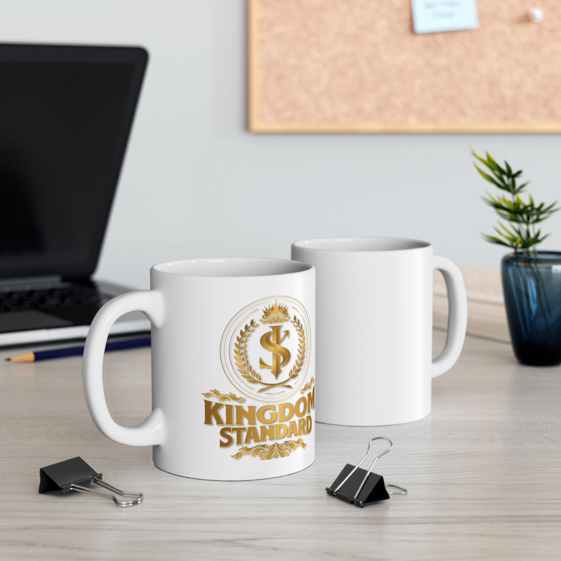 "Kingdom Standard" Unisex Ceramic Mug  11oz/15oz, - The Shield of Light