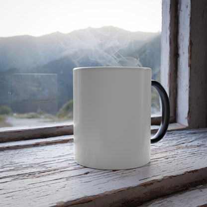 "Live By the Kingdom Not the World Colossians 3:2" Unisex  11oz Coffee Color Morphing Mug - The Shield of Light