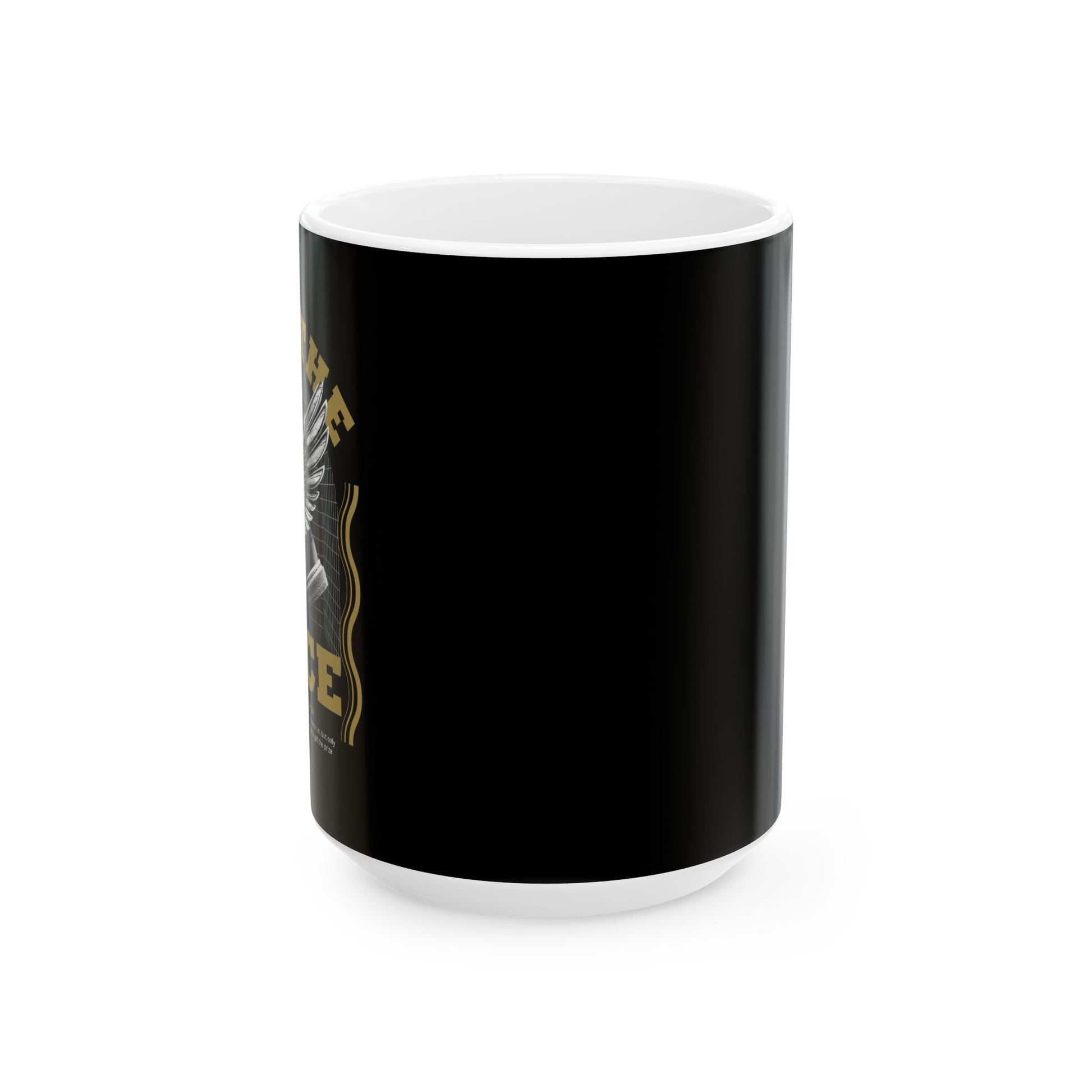 "Run The Race" Unisex Ceramic Mug  11oz/15oz, - The Shield of Light
