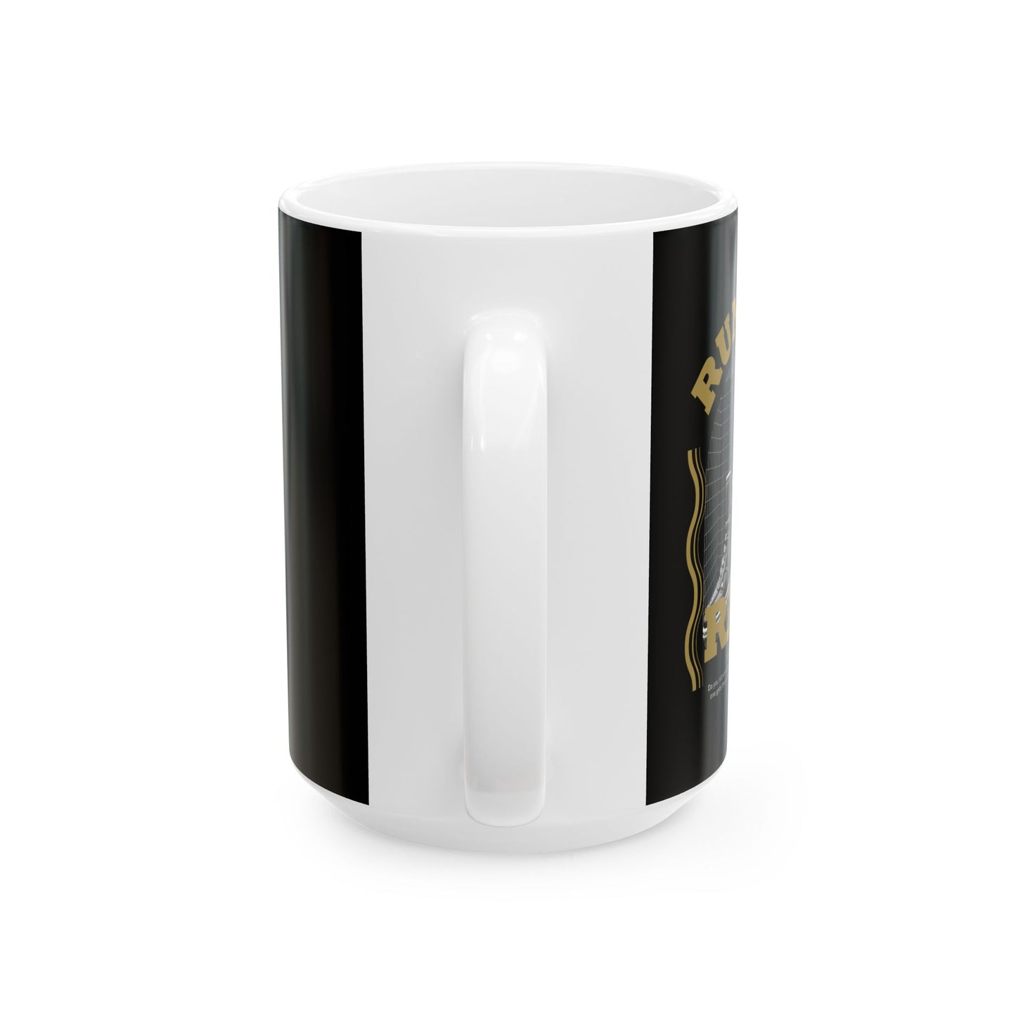 "Run The Race" Unisex Ceramic Mug  11oz/15oz, - The Shield of Light