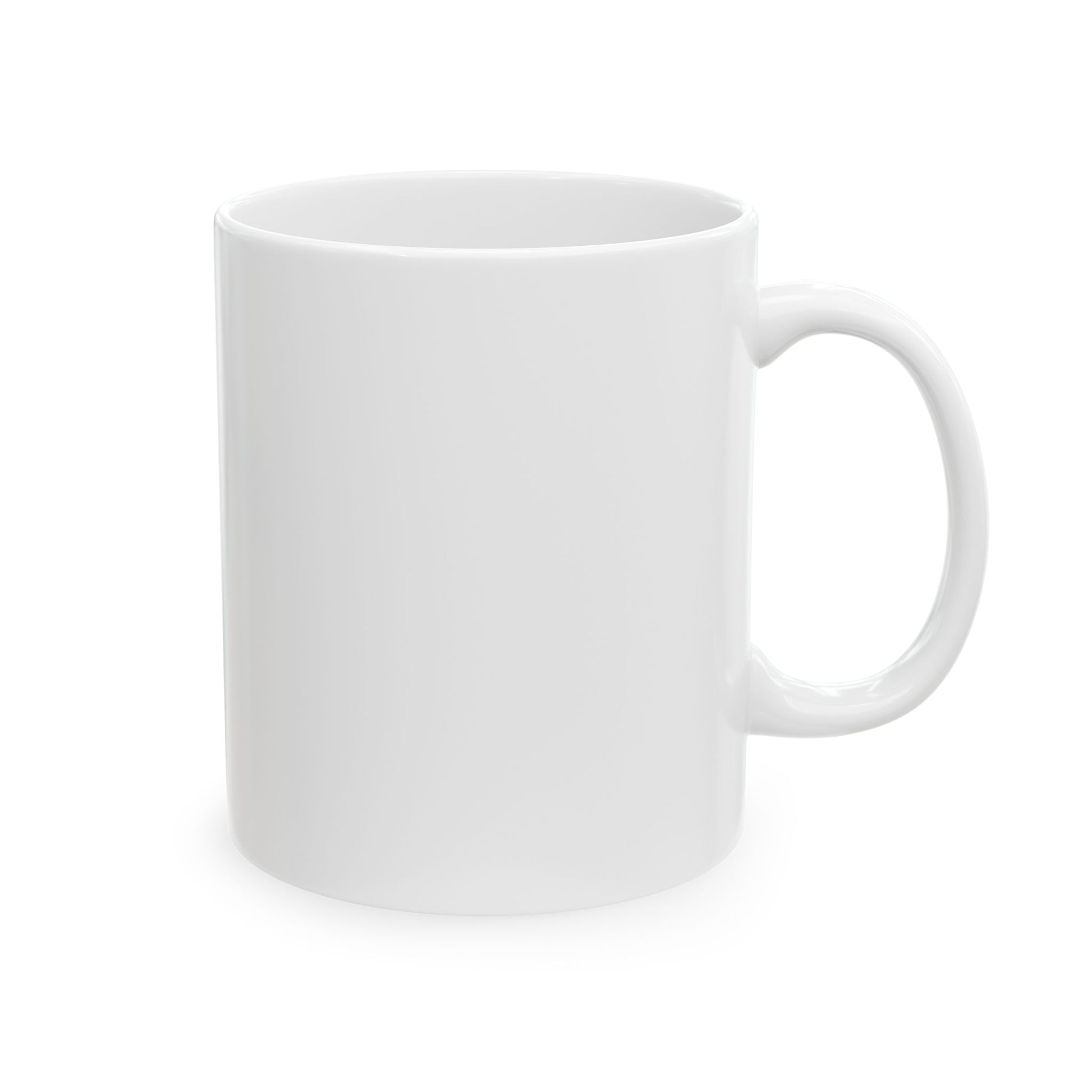 "The Lord Is My Strength and My Shield Psalm 28:7" Unisex Ceramic Mug  11oz/15oz, - The Shield of Light