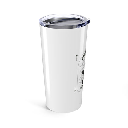 "Forged In Strength"  Unisex Inspirational 20oz Tumbler Travel Cup - The Shield of Light