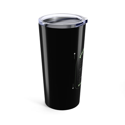 "Forged In Strength" Unisex Inspirational 20oz Tumbler Travel Cup - The Shield of Light