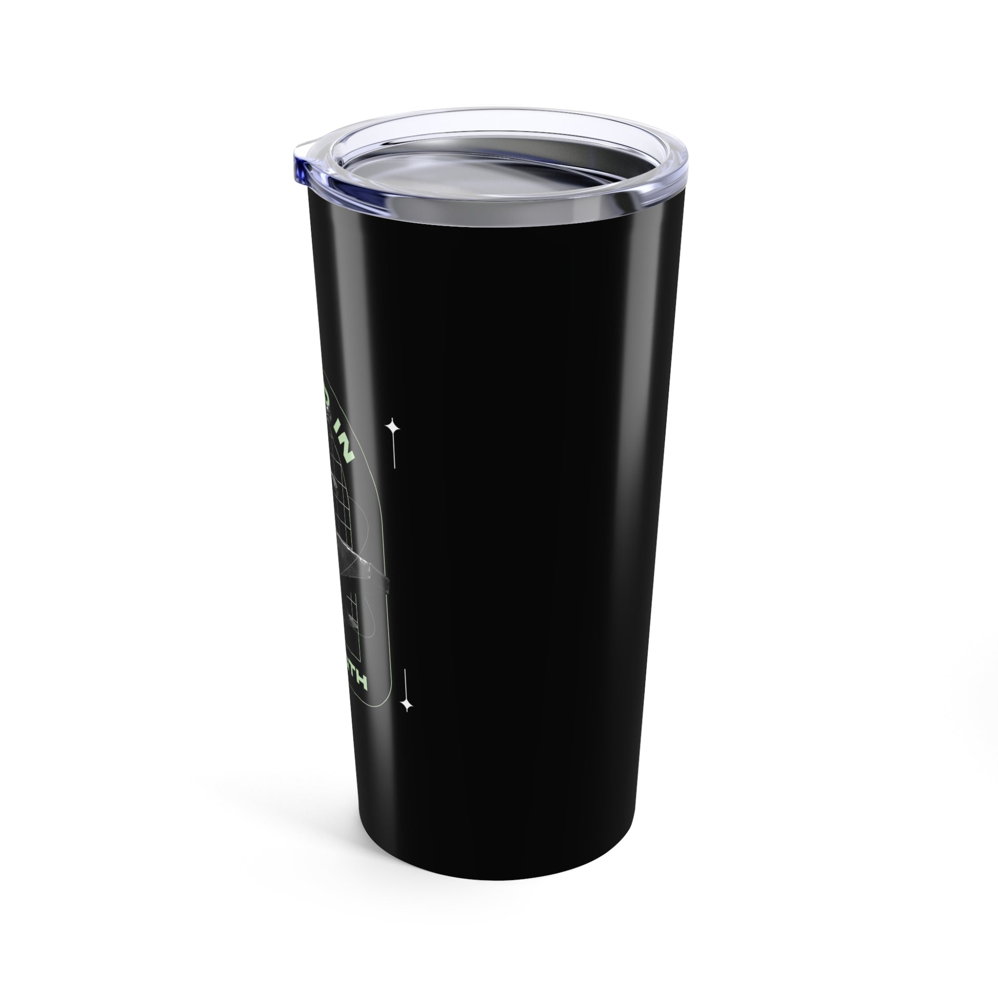 "Forged In Strength" Unisex Inspirational 20oz Tumbler Travel Cup - The Shield of Light