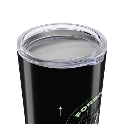 "Forged In Strength" Unisex Inspirational 20oz Tumbler Travel Cup - The Shield of Light