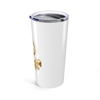"Kingdom Standard" Unisex Inspirational 20oz Tumbler Travel Cup - The Shield of Light