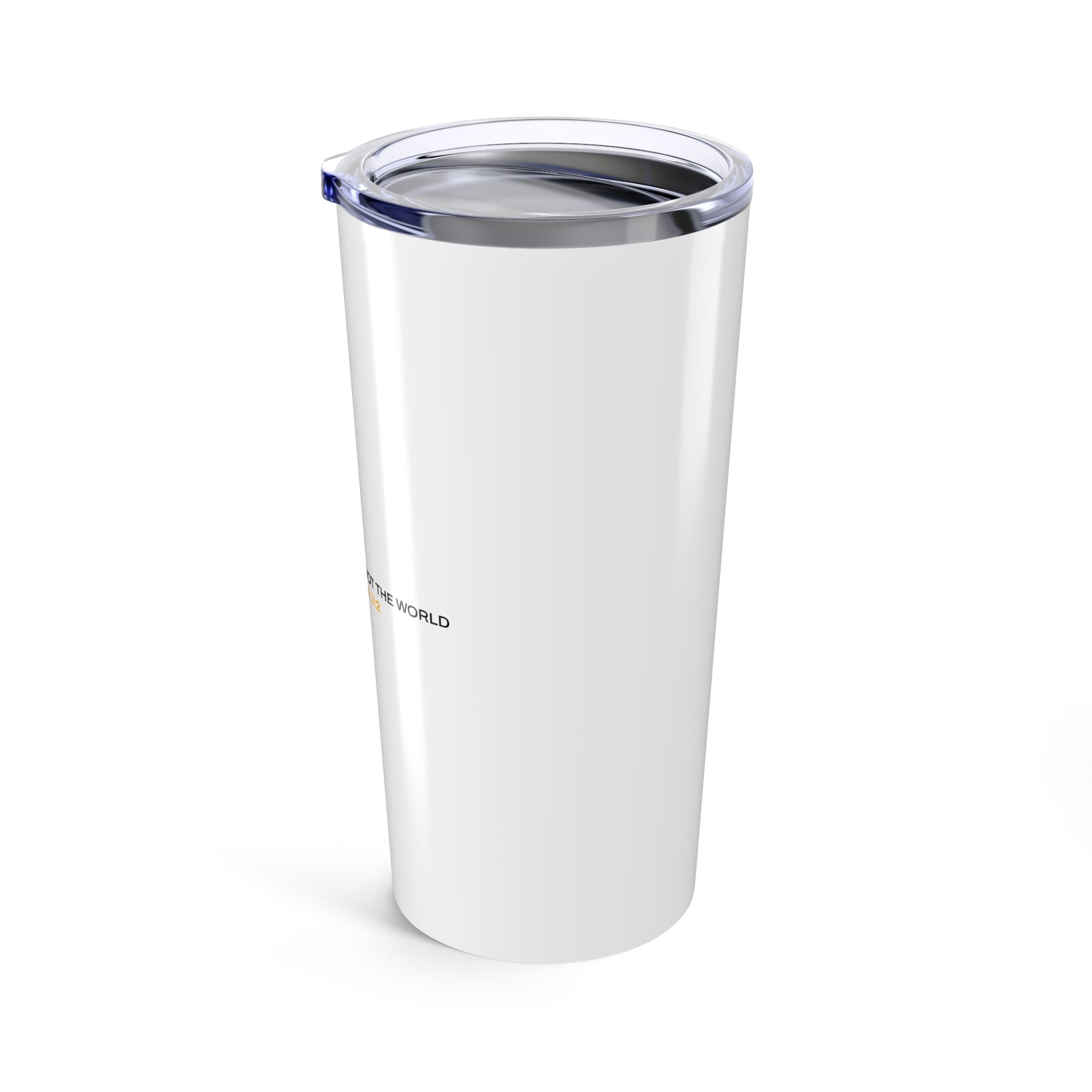 "Live By the Kingdom Not the World Colossians 3:2" Unisex Inspirational 20oz Tumbler Travel Cup - The Shield of Light