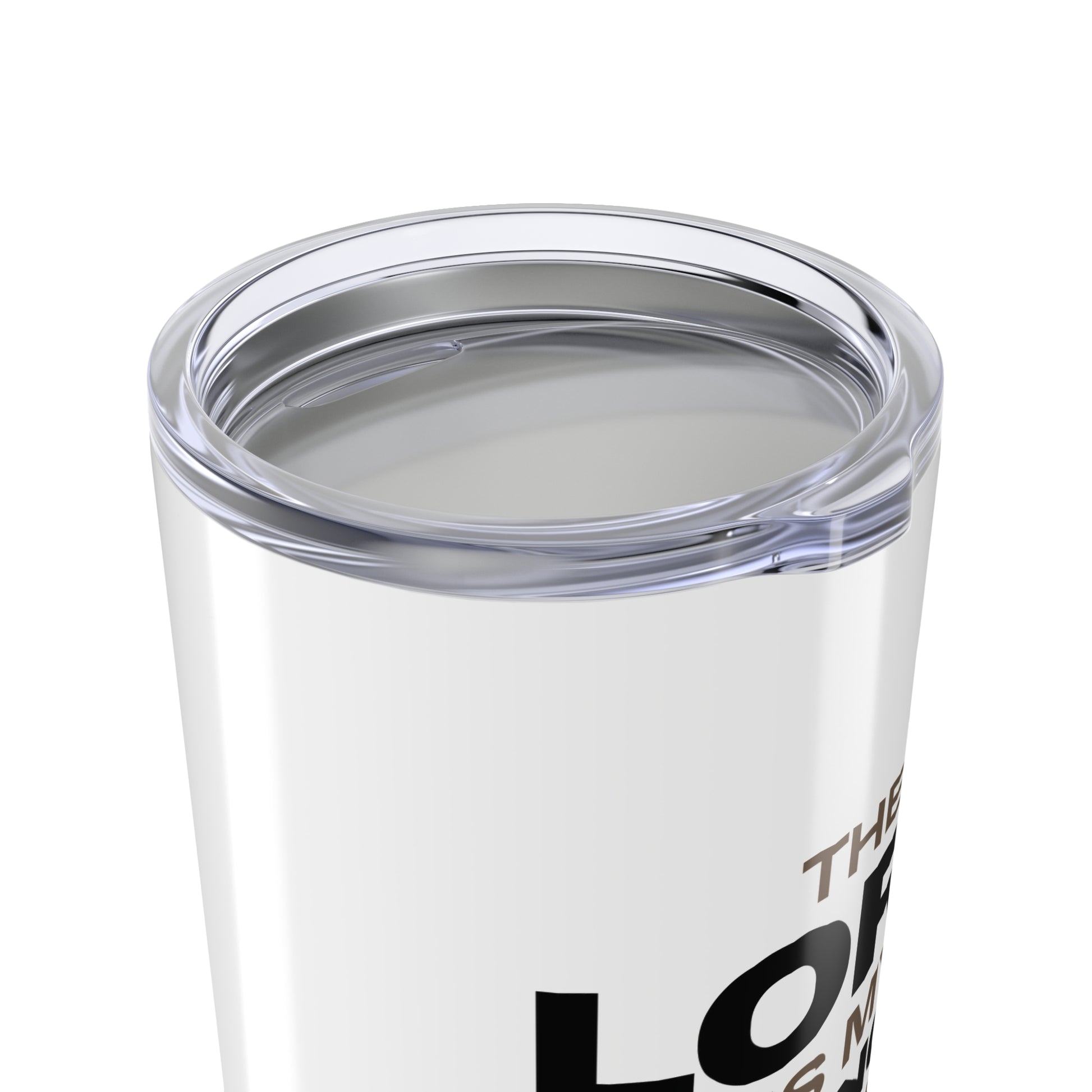 "The Lord Is My Strength and My Shield Psalm 28:7" Unisex Inspirational 20oz Tumbler Travel Cup - The Shield of Light