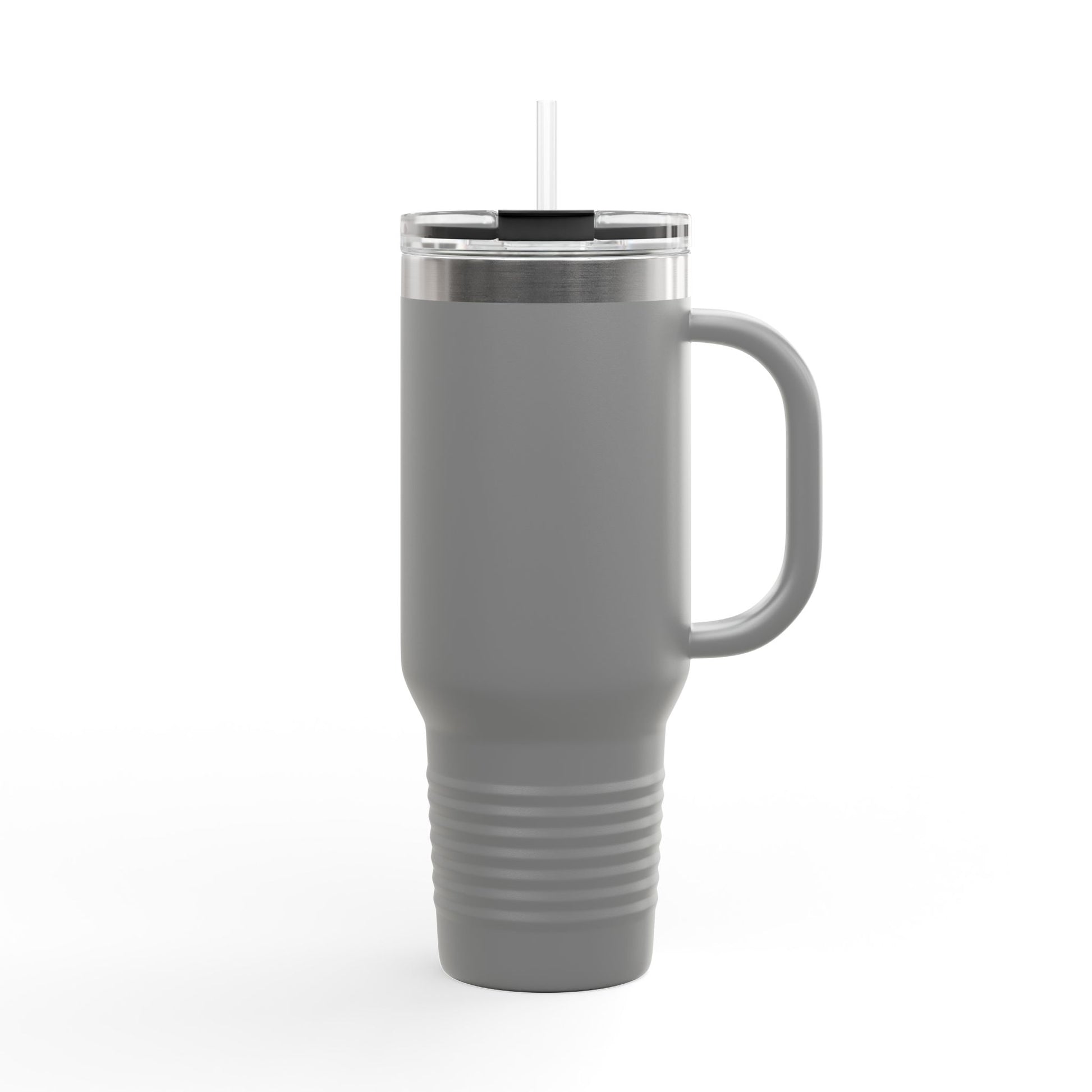 "As Iron Sharpeneth Iron So One Person Sharpens Another" Unisex Insulated Travel Mug, 40oz - The Shield of Light
