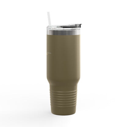 "Live By the Kingdom Not the World Colossians 3:2" Unisex Insulated Travel Mug, 40oz - The Shield of Light
