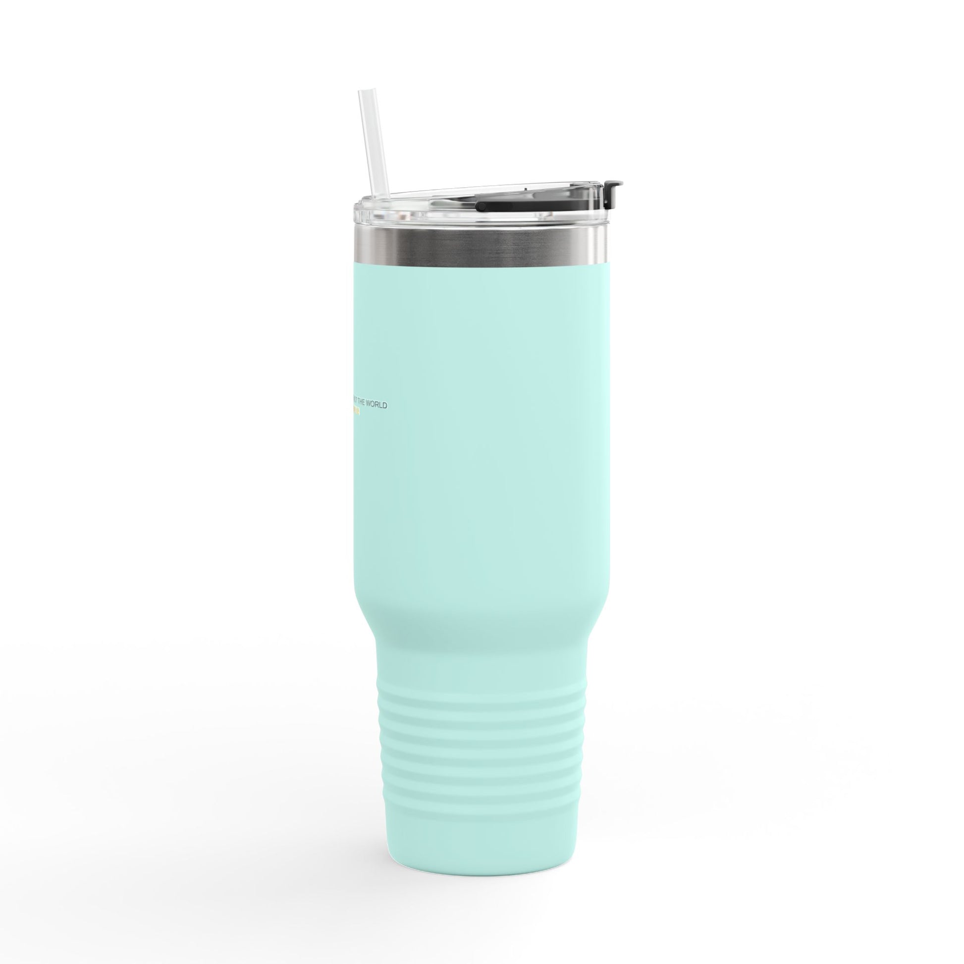 "Live By the Kingdom Not the World Colossians 3:2" Unisex Insulated Travel Mug, 40oz - The Shield of Light