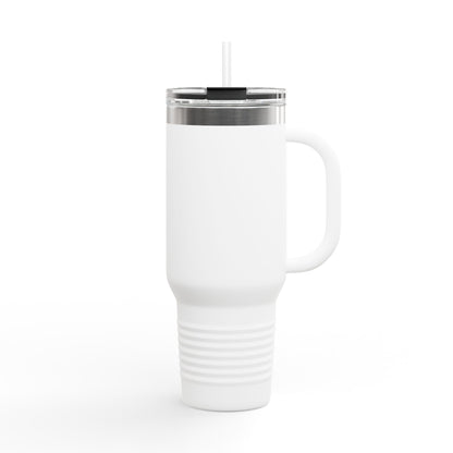 "Live By the Kingdom Not the World Colossians 3:2" Unisex Insulated Travel Mug, 40oz - The Shield of Light