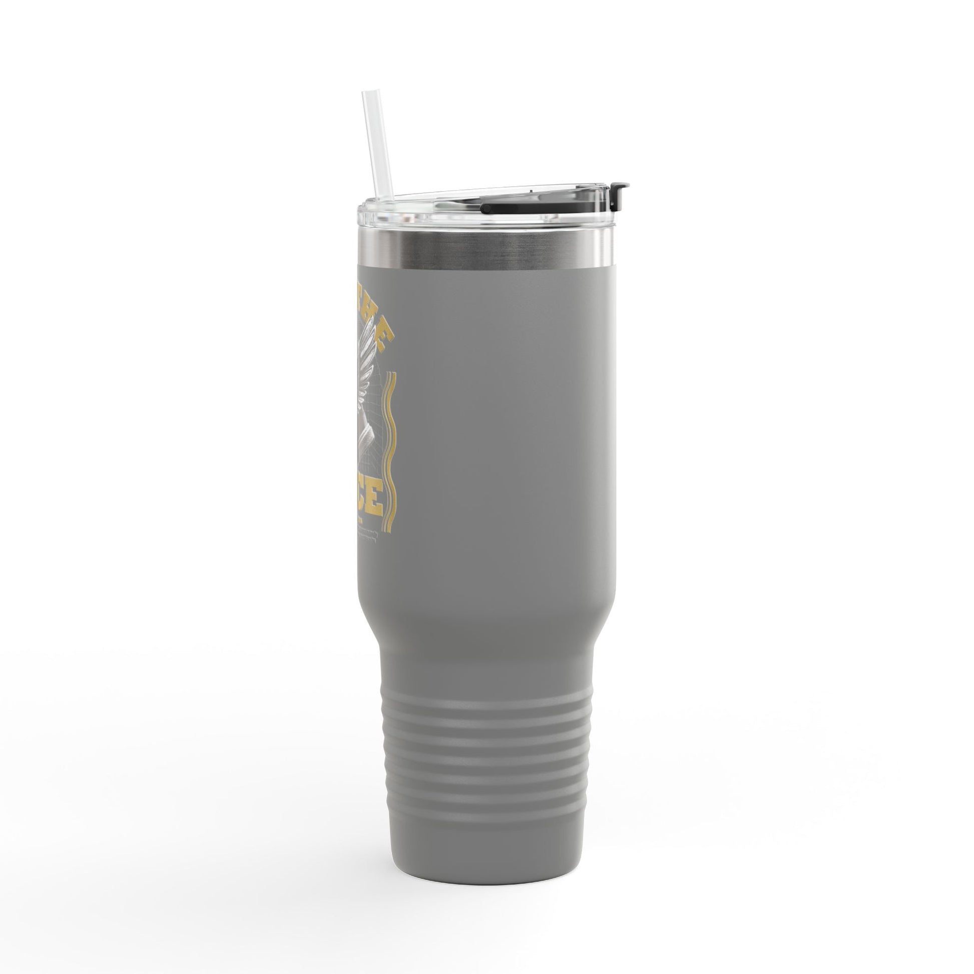 "Run The Race" Unisex Insulated Travel Mug, 40oz - The Shield of Light