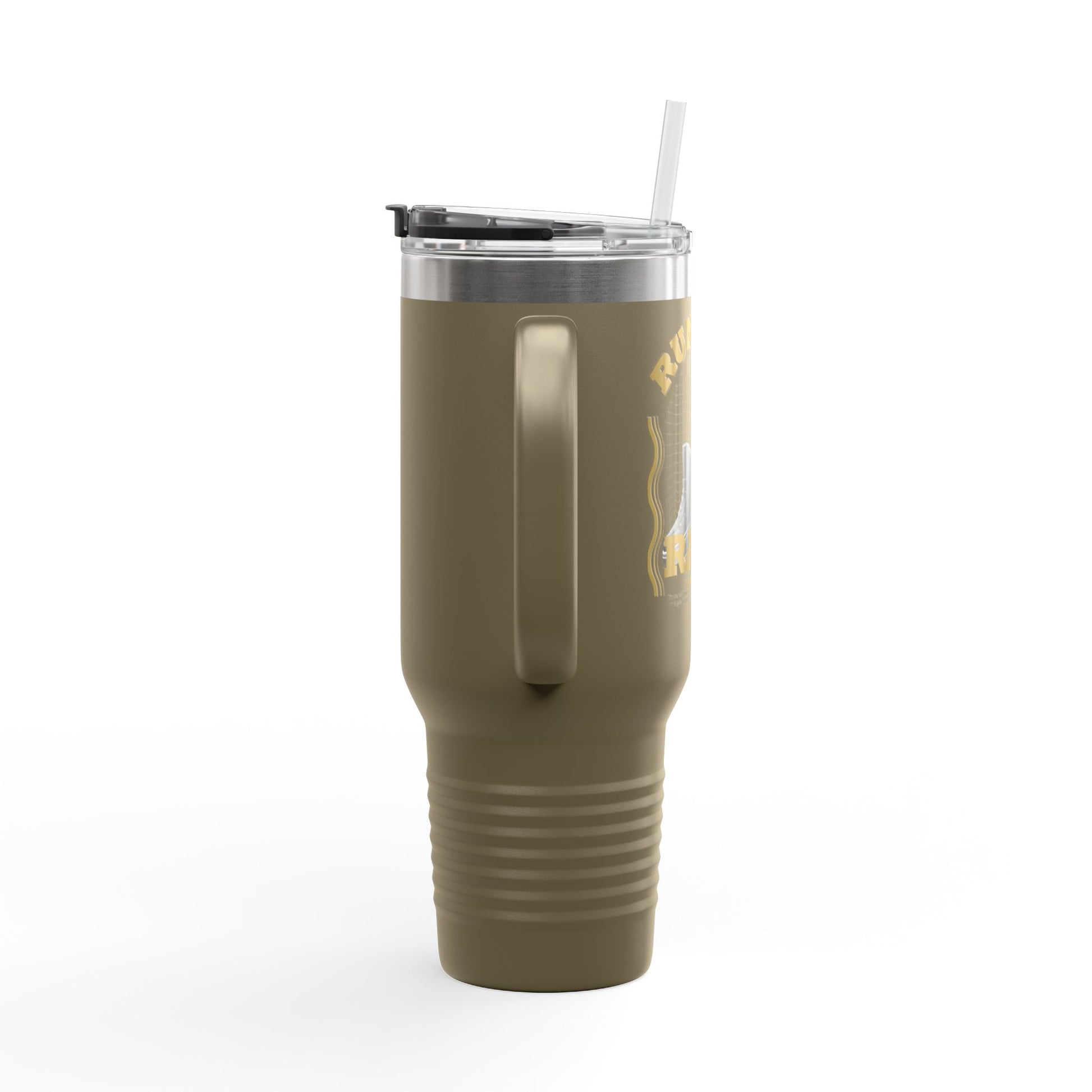 "Run The Race" Unisex Insulated Travel Mug, 40oz - The Shield of Light