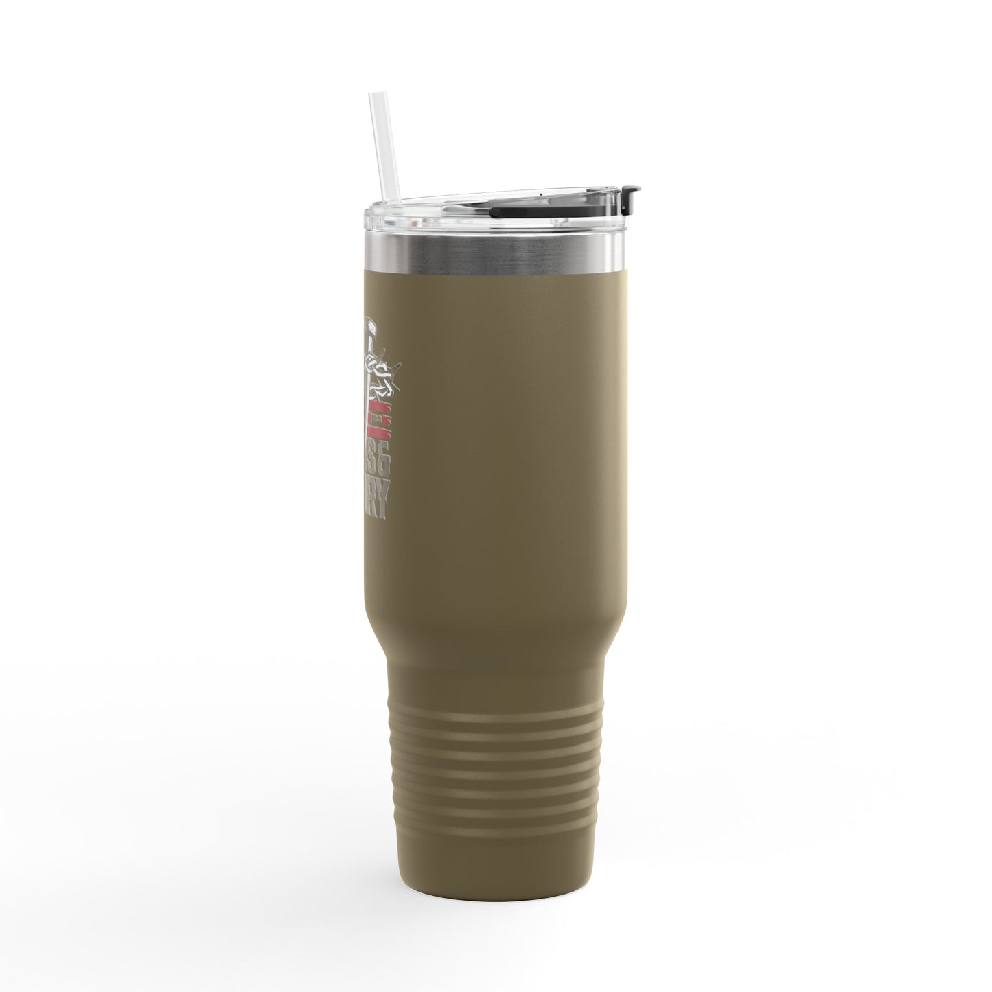 "Thorns & Victory" Unisex Insulated Travel Mug, 40oz - The Shield of Light
