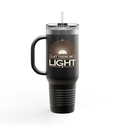 "Let There Be Light" Unisex Insulated Travel Mug, 40oz - The Shield of Light