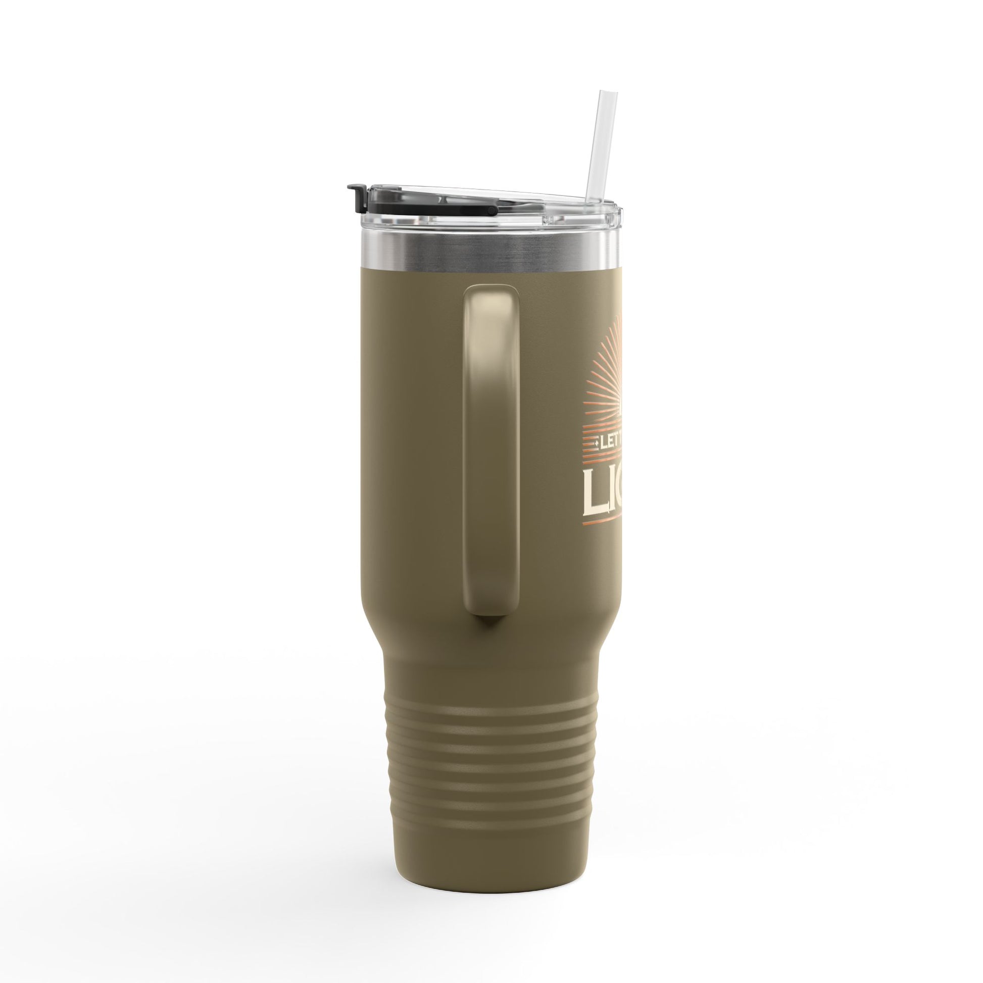 "Let There Be Light" Unisex Insulated Travel Mug, 40oz - The Shield of Light