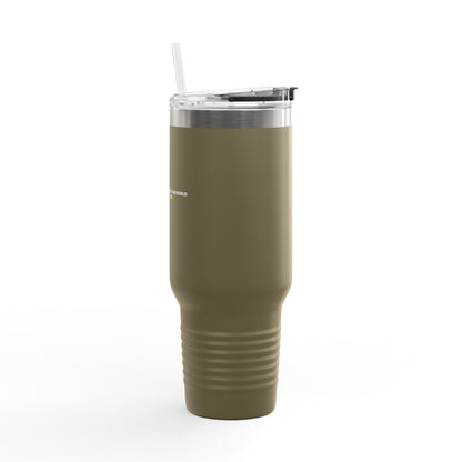 "Live By the Kingdom Not the World Colossians 3:2" Unisex Insulated Travel Mug, 40oz - The Shield of Light