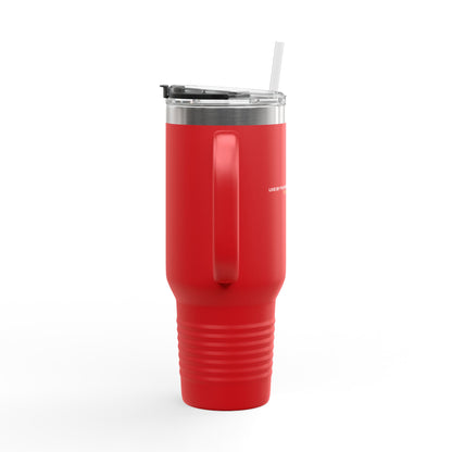 "Live By the Kingdom Not the World Colossians 3:2" Unisex Insulated Travel Mug, 40oz - The Shield of Light