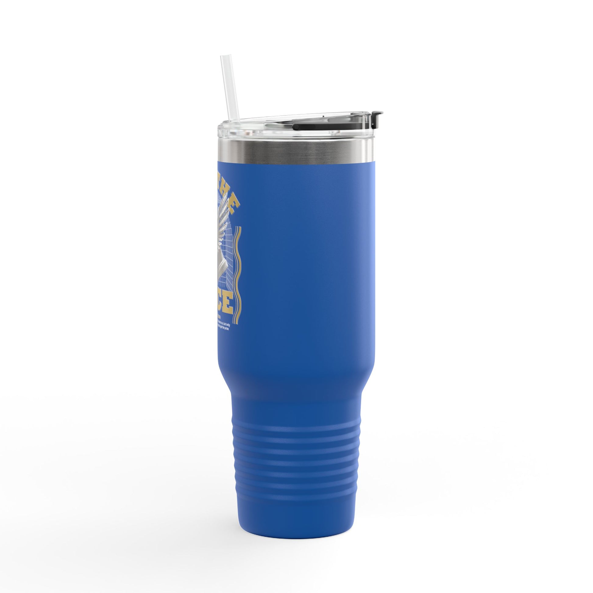 "Run The Race" Unisex Insulated Travel Mug, 40oz - The Shield of Light