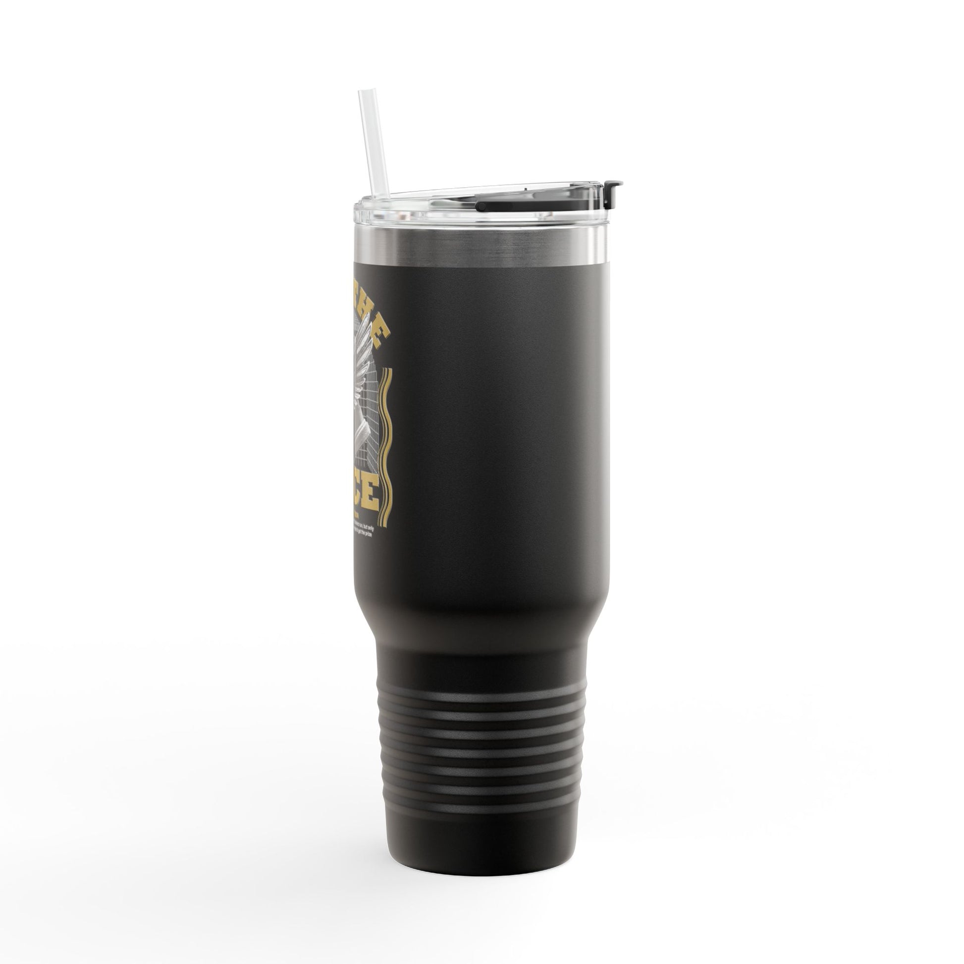 "Run The Race" Unisex Insulated Travel Mug, 40oz - The Shield of Light