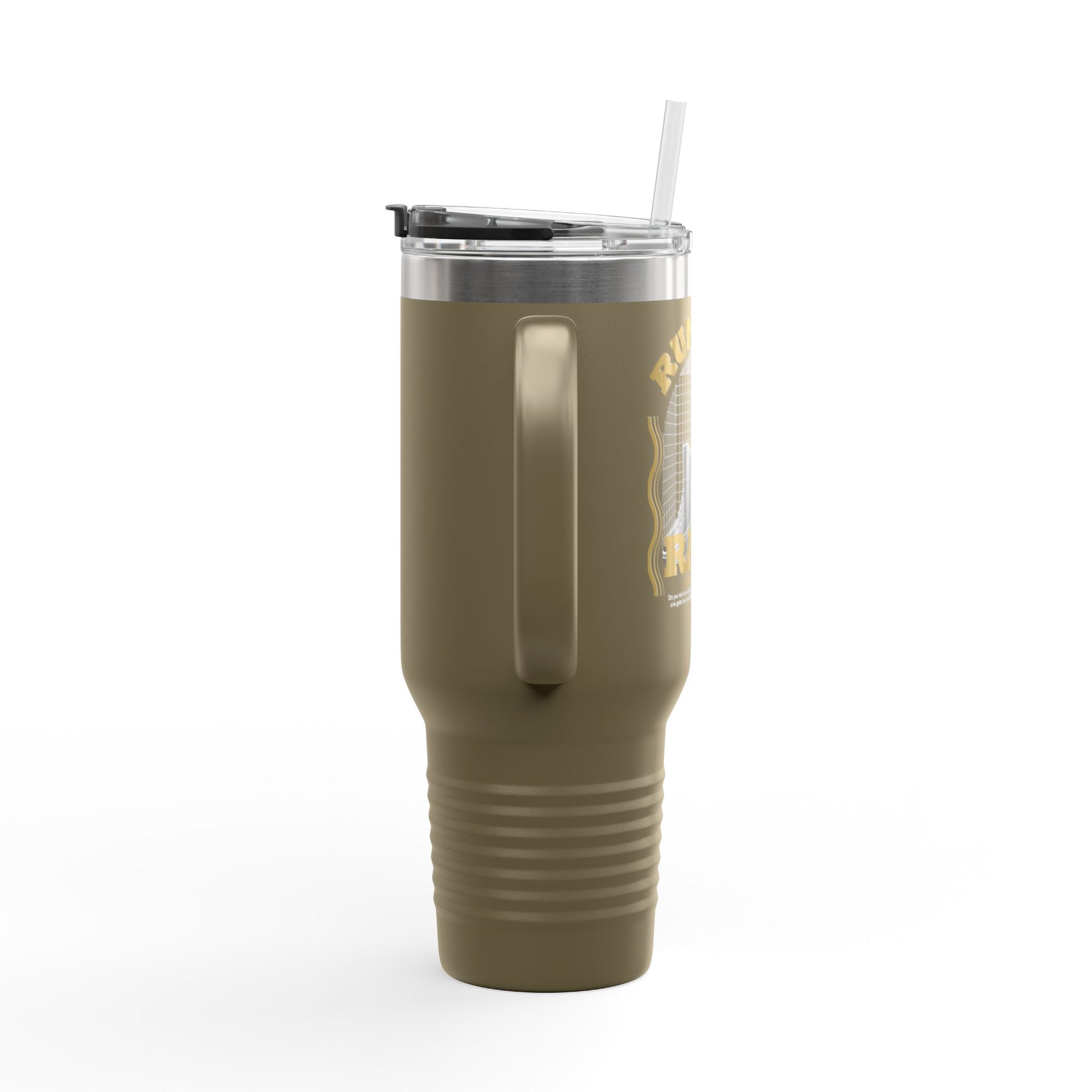 "Run The Race" Unisex Insulated Travel Mug, 40oz - The Shield of Light